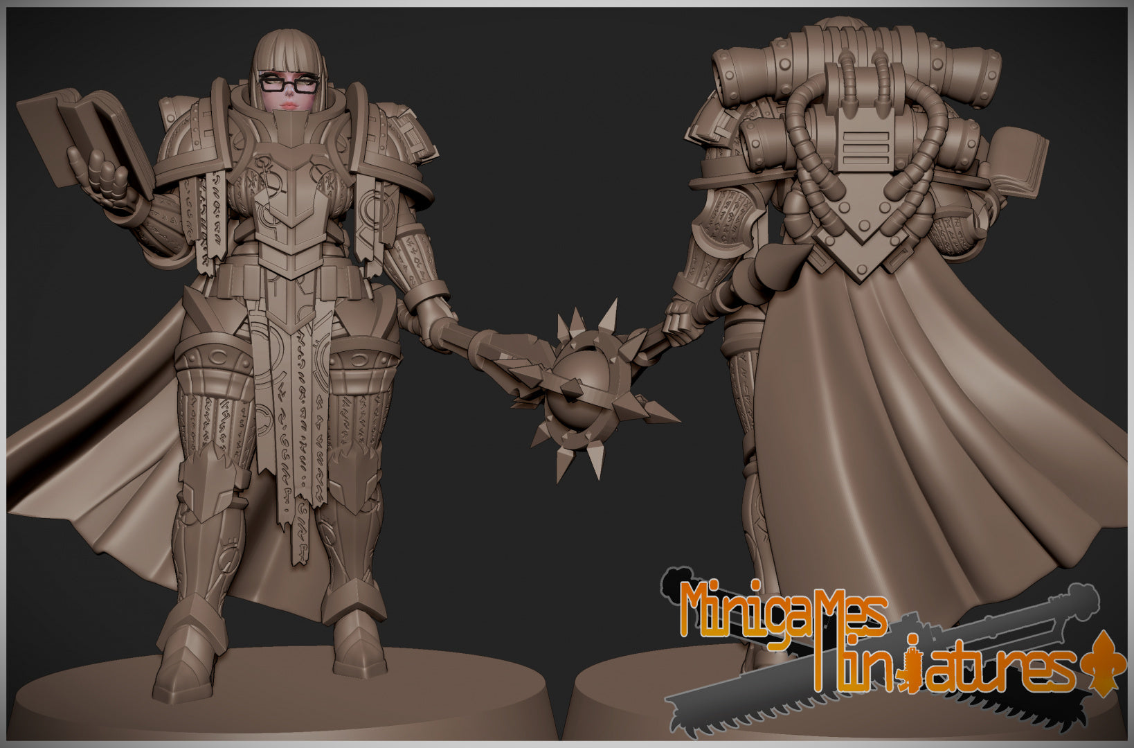 Matriarch Lady Aurelia 2. 3D printed mini.